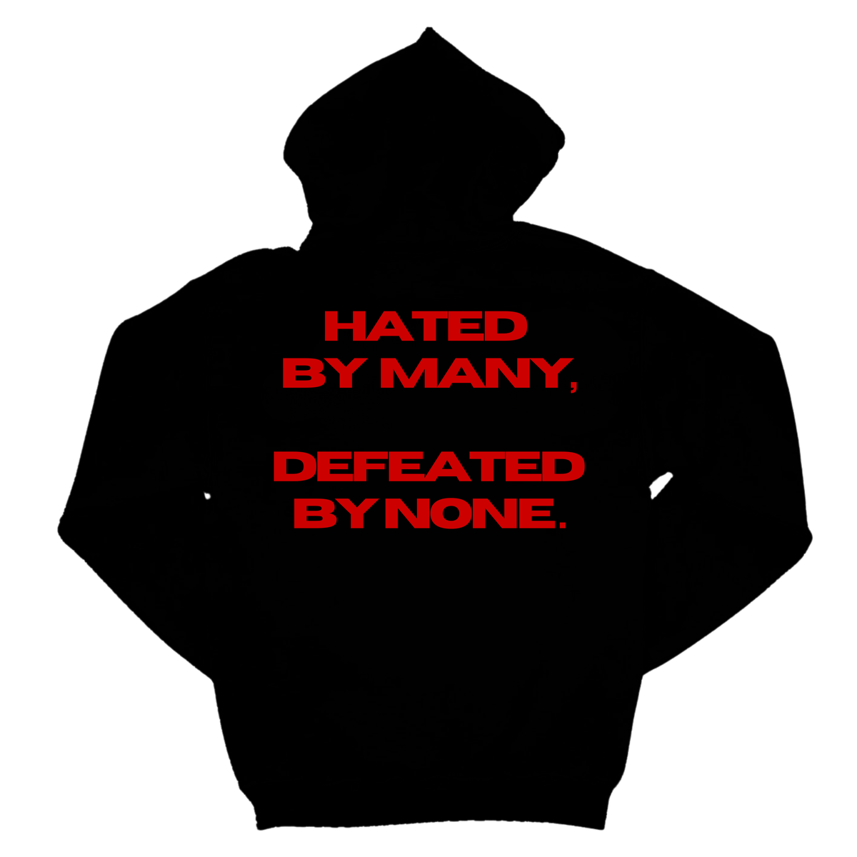 HATED BY MANY, DEFEATED BY NONE.