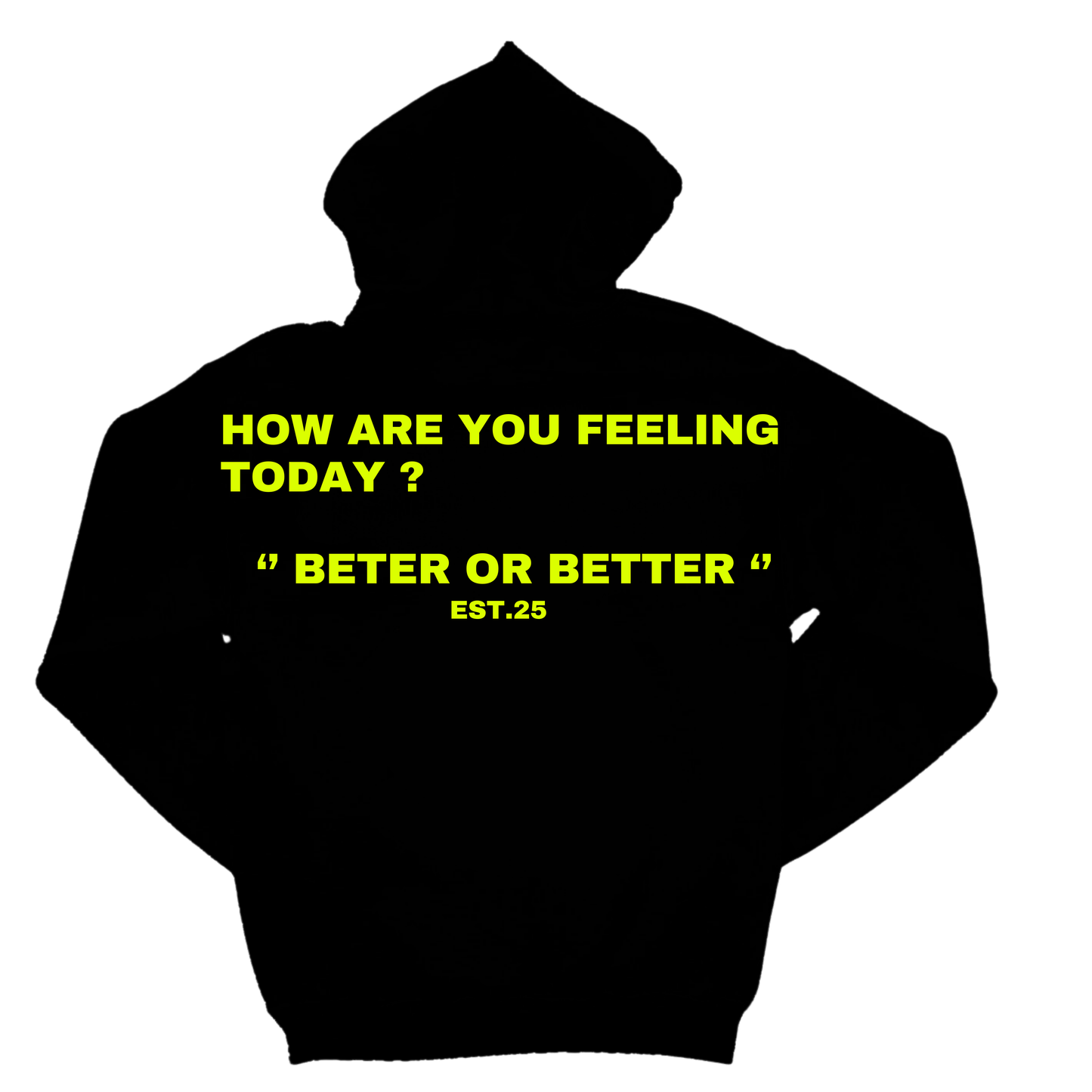 HOW ARE YOU FEELING TODAY ? BETER OR BETTER